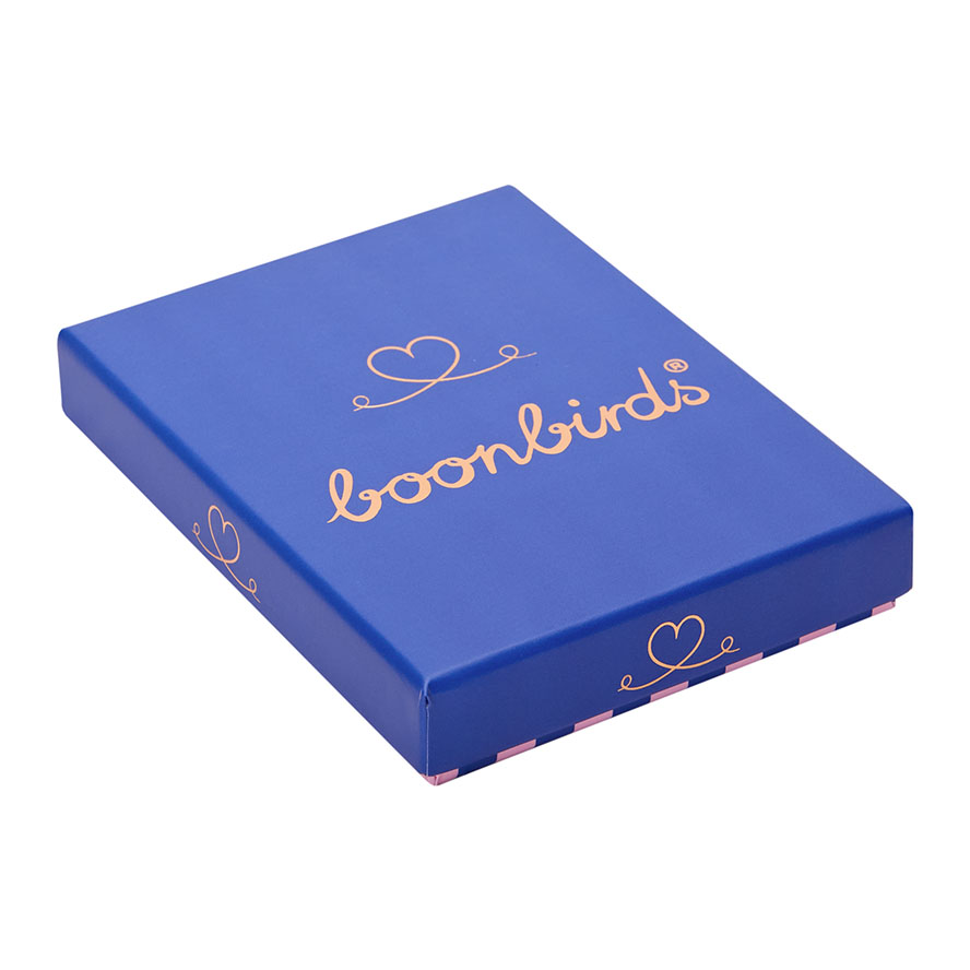 Geschenkbox Perlenhalskette – Herz, rosévergoldet